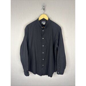 Vintage Roughrider by Circle T Western Shirt Black Tuxedo Pleated USA Men M